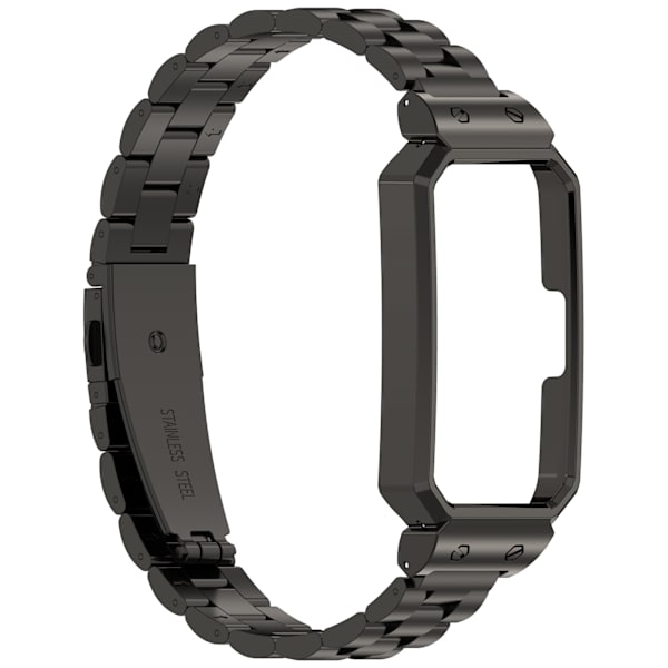 Rustfrit stålarmbånd til Huawei Band 10/9/8 Sølv Sølv Silver