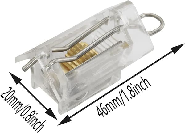 2 snorlåse til persienner og vippemekanisme til 25 mm/1 tomme persienner, komponenter til vinduespersienner