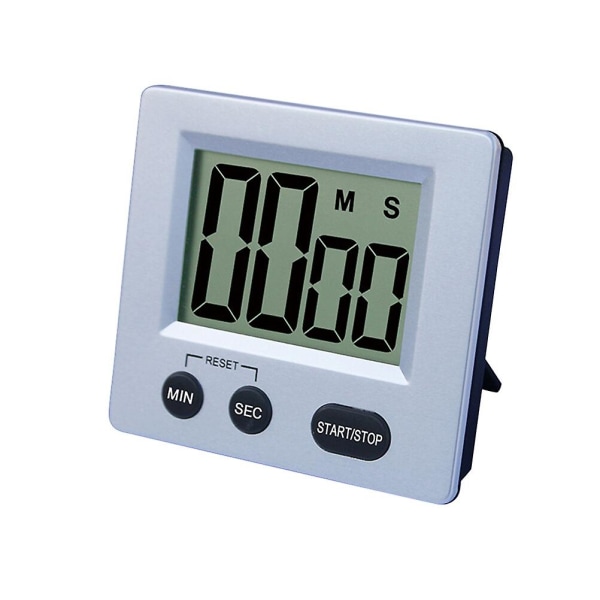 Magnetisk Köksstimer LCD Digital Skärm Köksstimer Kokstimer Nedräkningsalarm Utan Batteri 8,5 * 7,7 cm 8.5*7.7 cm