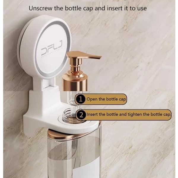 Reusable Suction Cup Holders - Vacuum Suction Cups - No Drilling Required - Multifunctional Wall Hooks - (Three White Pieces)
