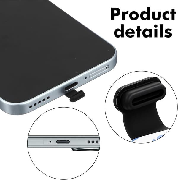 10 STK USB C Støvpropper, C-Type til Type-C