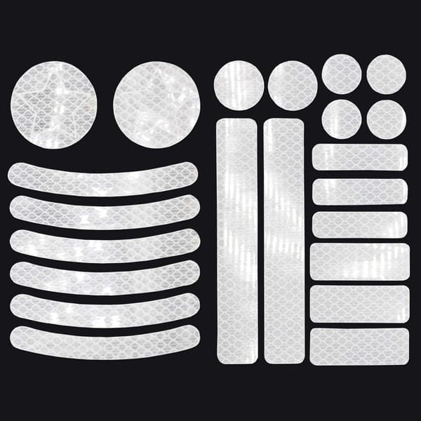Reflective Safety Labels - Reflective Tape for Traffic - Car Reflective Label - Warning Tape - Reflective Strips - For Strollers