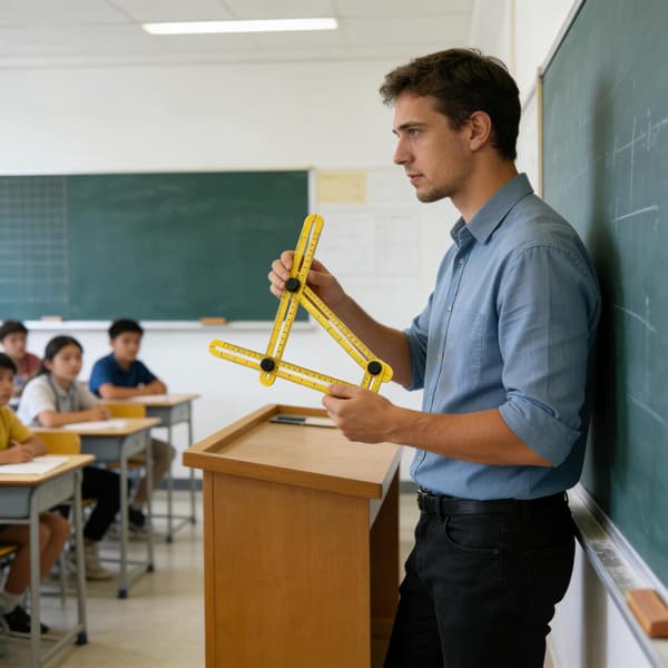 Multi-Angle Template Tool, Angle Finder, Multi-Angle Measuring Ruler, Foldable Measuring Ruler