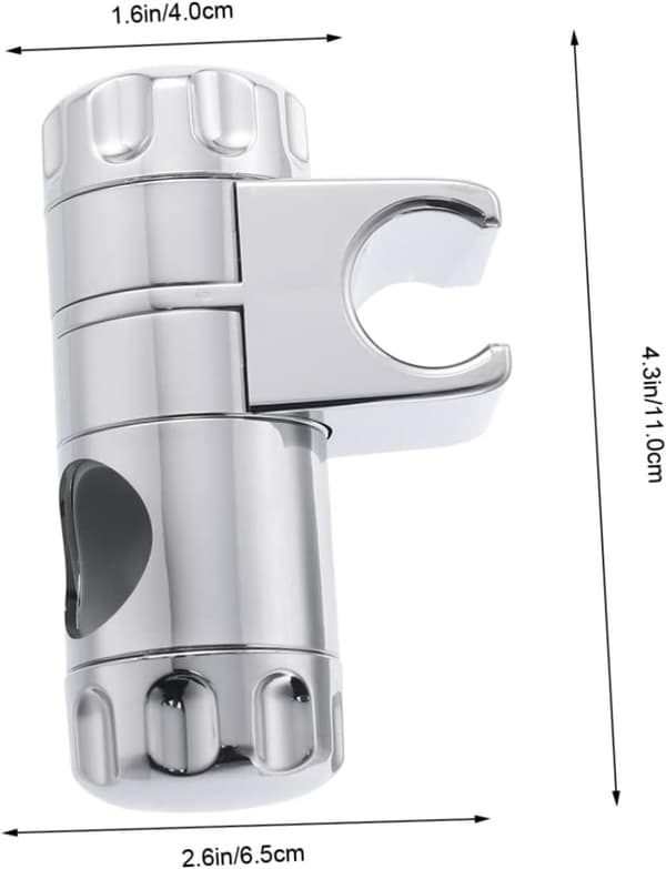 Shower Head Holder - Hand Shower Holder - Adjustable Shower Holder - Replacement Shower Bracket - ABS