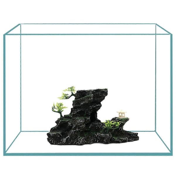 Akvarium Dekorert Stein Unik Steinpynt for Akvarium Mikrolandskap