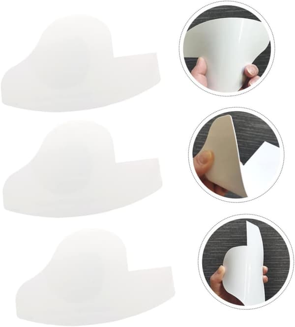 6 st skäggguide formningsmallverktyg hårfäste ritning mustaschuppställningsstencil