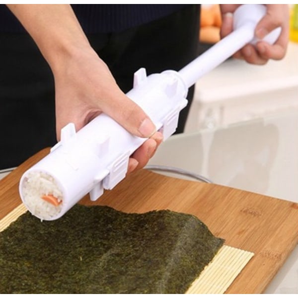 Profesjonell Super Space Sushi Bazooka ， Oppgrader Sushi Roller Mold Plast av matkvalitet ， Sushi Maker Ris Grønnsak Kjøtt Diy Sushi Ma