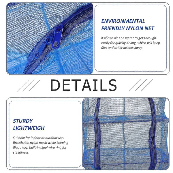 Meat Dryer Hanging Net Dryer Hydroponic Drying Net Drying Rack Hanging Drying Net Lobster Foldable Drying Net