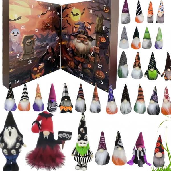Halloween tomte nedtællingskalender [GKS] Halloween Double Open C 【3 dværge】 Halloween Double Open C 【3 dwarfs】