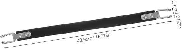 Bilbatteri Bærestropp Løftehåndtak 2 stk PVC Stål 4 Tommer