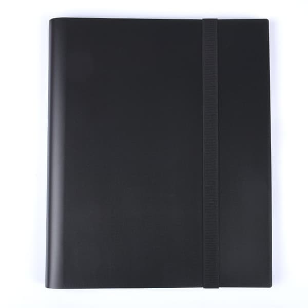 Trading Card Binder, 360 Pockets, Side-Loaded Card Binder, Waterproof Card Book (Black)