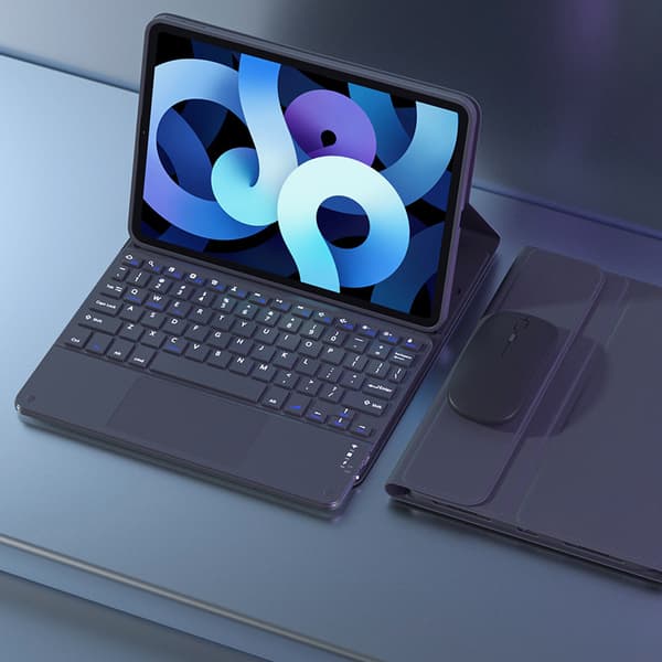 Protective Case with Keyboard and Mouse for Xiaomi Redmi Pad (10.6 inches)