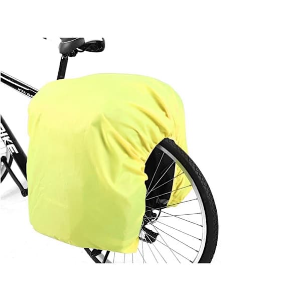 Cykel taske 60L med 7 rum Regnslag Reflekterende Polyester til Cykelpendling og Touring Sort