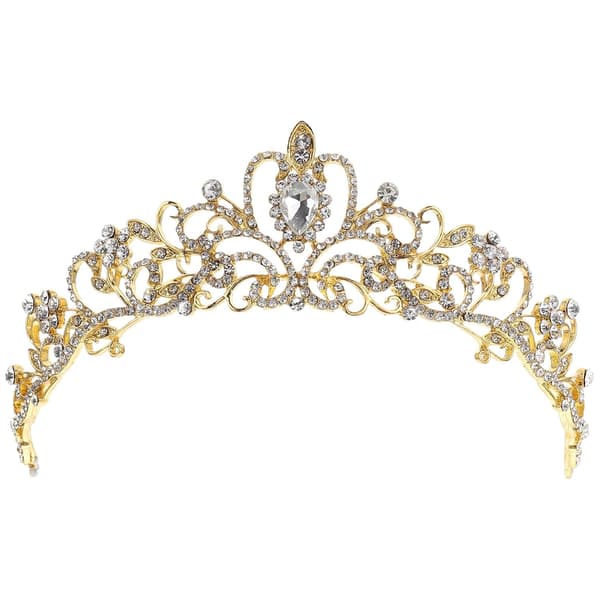 Brudkrona Tiara Rhinestone Legering Huvudbonad för Kvinnor Bröllop