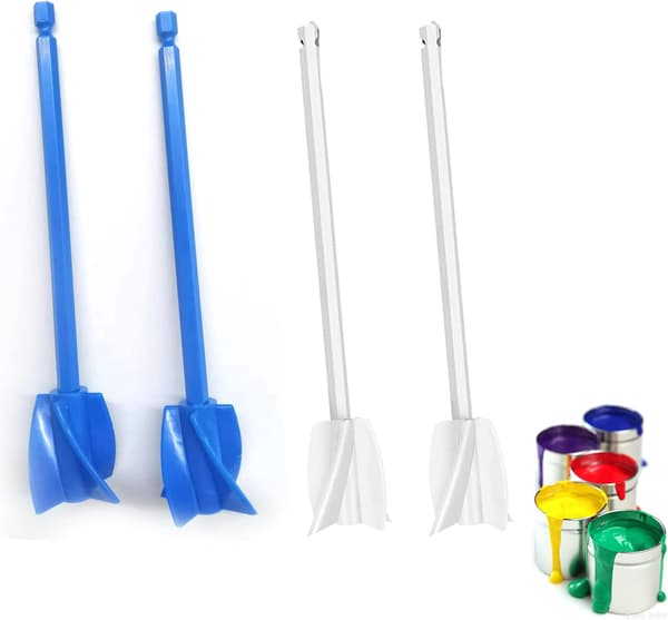 4 st färgmixer (blå, vit)