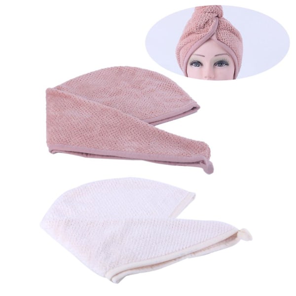 2 Pcs Microfiber Washcloth Hair Fast Drying Towels Fast Hair Hair-drying Towel Fast Drying Towel Hai