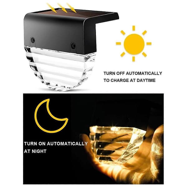 Solar Wall Lamp Deck Light Outdoor Wall Lamp Home Waterproof Yard Garden Layout Balcony Yard La