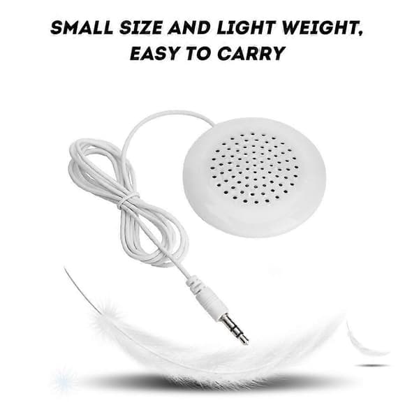 Pillow Speaker 3.5mm Mini Stereo Speaker New DIY for MP3 Phone Portable CD {DB}