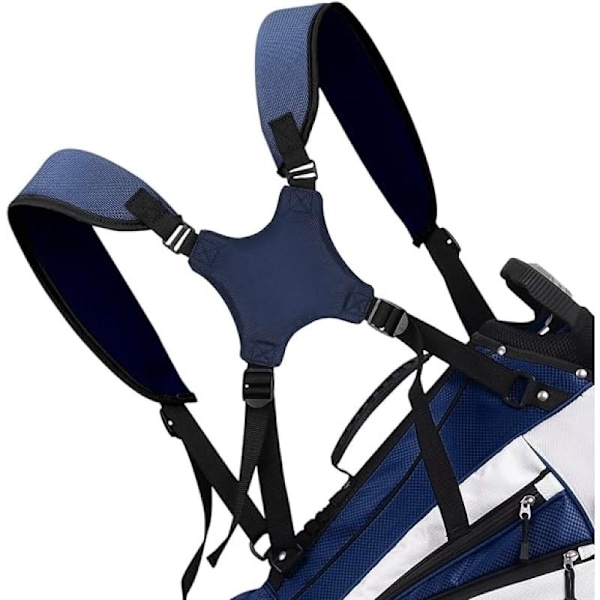 Ersättningsrem för golfbag - Bekväm dubbel axelrem, justerbar, vadderad, högkvalitativ nylon, vattentät