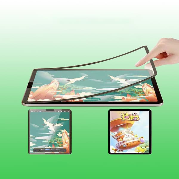 Nanomembrane with adhesive frame compatible with Huawei MATEPAD Air 11.5 inch removable screen protector Model 10