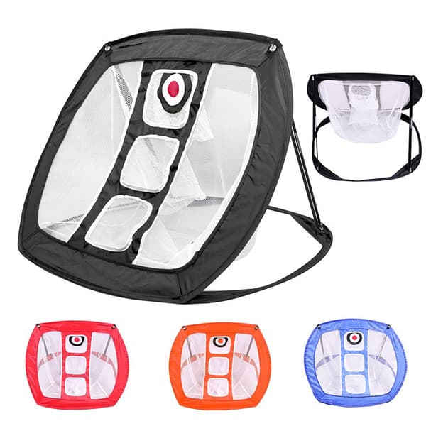Golf Chipping Net, Strong Stable Pop Up X-Shape Golf Net for Indoor/Outdoor/Backyard Accuracy and Swing Practice