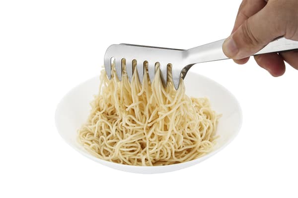 Spaghetti-tang i rustfritt stål, 8 tommer rustfrie matklemmer