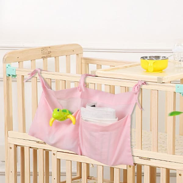 Hanging Storage Bag (Pink), Crib Storage Bag