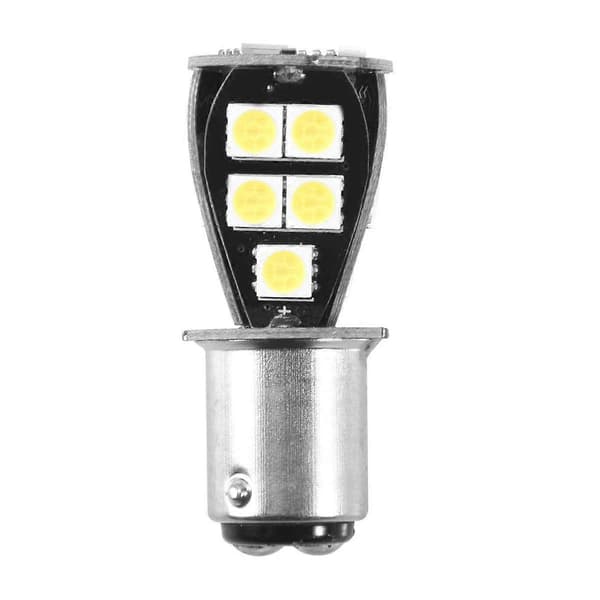 1157 P21W BAY15D 5050 18 SMD LED Baklys Bremsestopplyspære Hvit