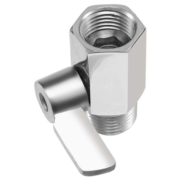 Dusjhode Avstengningsventil, 304 Rustfritt Stål Mini Kuleventil NPT Gjenge (1/2 tomme Hann x 1/2 tomme H