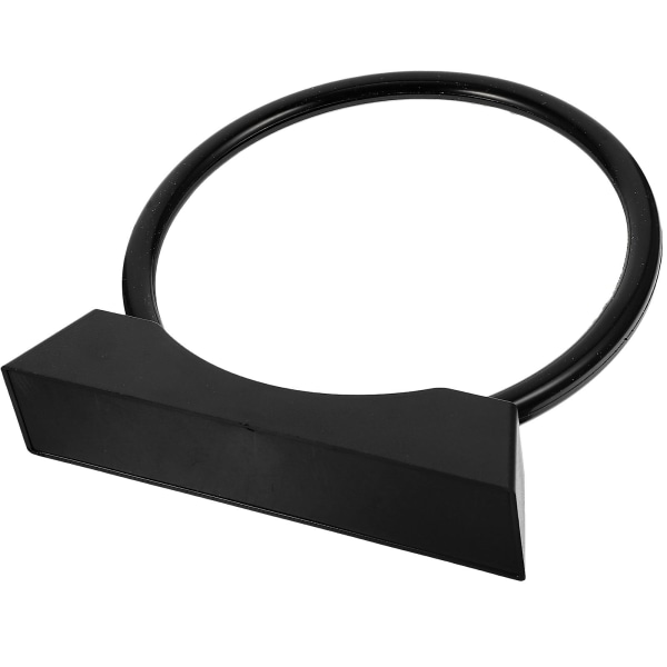 Sandsculptur Set för Skrivbord Rörlig Sandsandkonst Flytande Sandsandbilder Sandskulpturer Kontorsbord Black 20X17cm