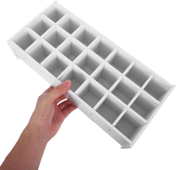 Trefargeflaskeorganisator 21-roms pigmentholder kunstoppbevaringsstativ