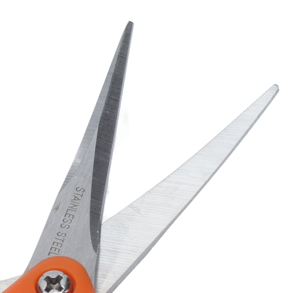 Trädgårdssax 16,5 cm Fjäderbelastad Minskar Trötthet Bekvämt Grepp Säker Trädgårdssax Orange