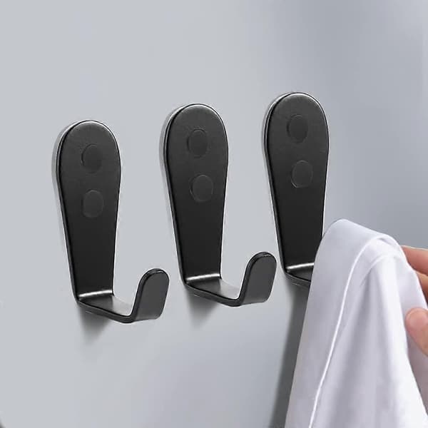 10 pcs Hook, Heavy Duty Stainless Steel Coat Hooks Wall Mounted, Retro Single Coat Hook with Screws
