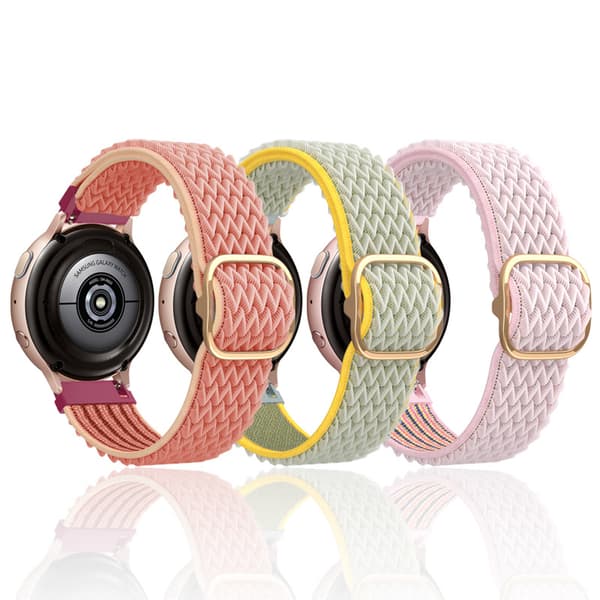 3 stk. 20 mm rem kompatibel med Samsung Galaxy Watch Active 2 (40 mm)