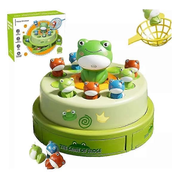 Bounce and Catch Frog Board Game Interactive Parent-Child Table Game {h}