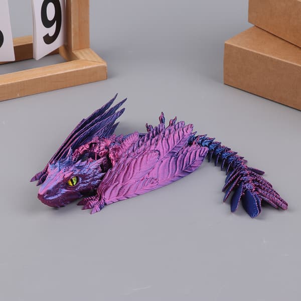 Fjærbelagt Wyvern Drake 3D-printet Drake Gratis Drake Dr