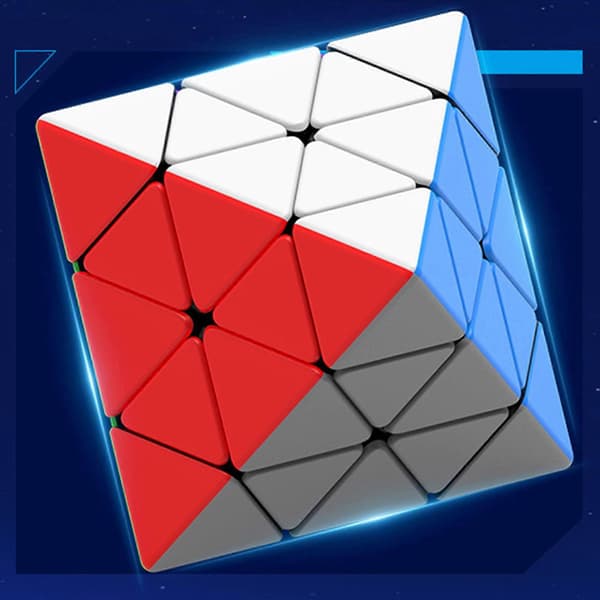3x3 Magnetisk Oktaeder Terning Puslespil til Voksne Stickerless Speed Cube til Hjerneudvikling Underholdning Magisk Terning