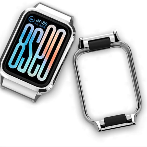 Skyddsfodral för Xiaomi Band 9 Pro Silver Silver Silver