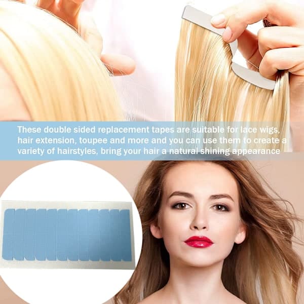 INF Double-Sided Tape for Hair Extensions/Wigs 10 Sheets 240 Stickers