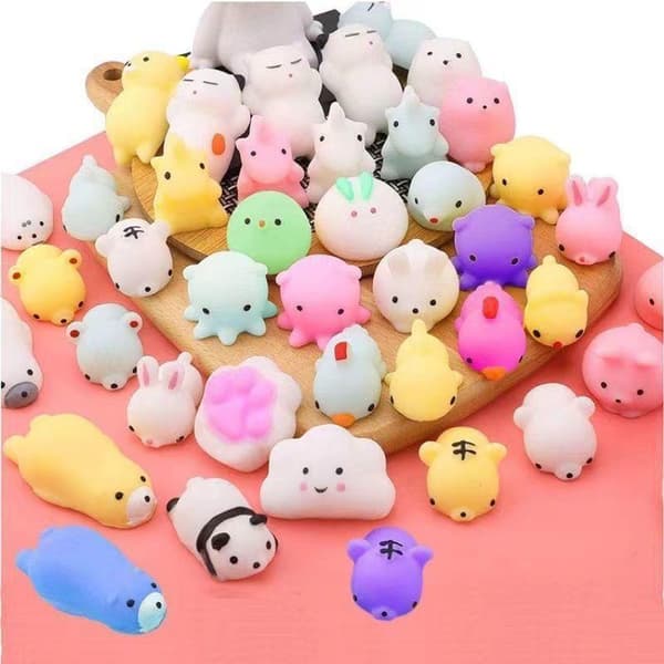 100 Modeller Klemmelegetøj Mini Farveskiftende Squishy Søde Dyr[GKS]