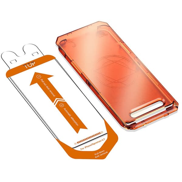 3rd Gen HD Tempered Glass Screen Protector with Dust-Free Applicator, Reusable, Compatible with iPhone 16 Pro/17