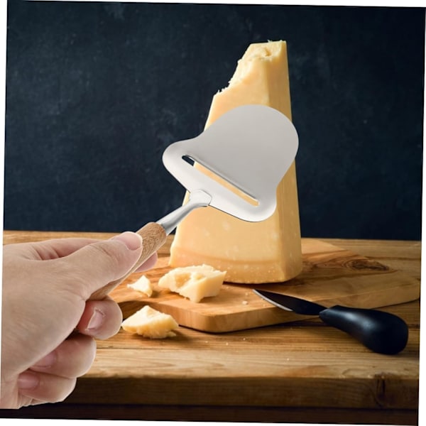 1 stk. Osteholder i rustfrit stål, osteskærer, trøffelskærer, ostespatel, brødkniv, hård osteskærer, æggeskærer, smørkniv, rustfrit stål