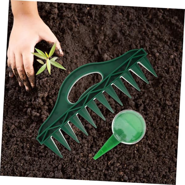 Planter - 4 Pieces - Garden Tools - Garden Seed Dibber Drill Spacer - Bottom 12 Holes - Spacers