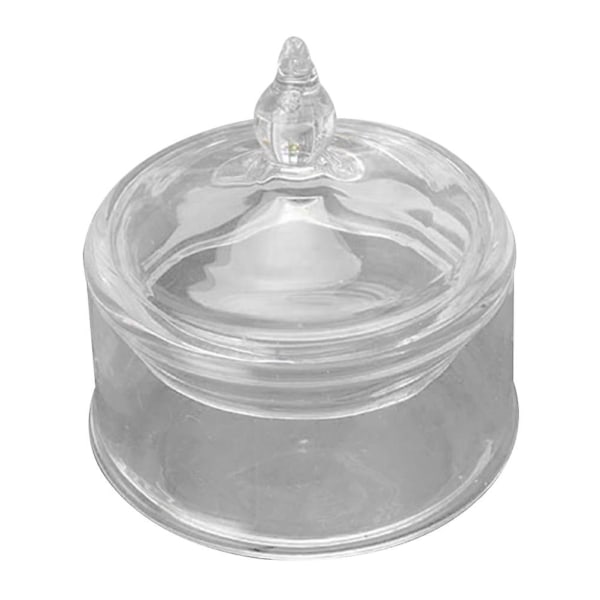 Glass Candy Jars Pretend Play Kitchen Toy Glass Canister Lid Hexagon Glass Jars Mini Candy JarTransp