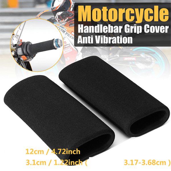 2-pak Motorcykel Anti-Vibrationsgrebsovertræk Indvendig diameter: 27 mm