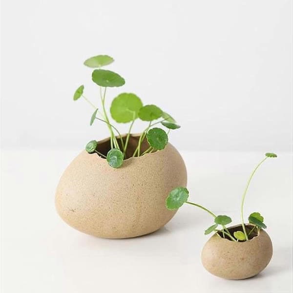 Eggshell Bowl, Ceramic Eggshell Shaped Tableware, Versatile Creative Realistic Cracked Eggshell Tableware (Size: Large)
