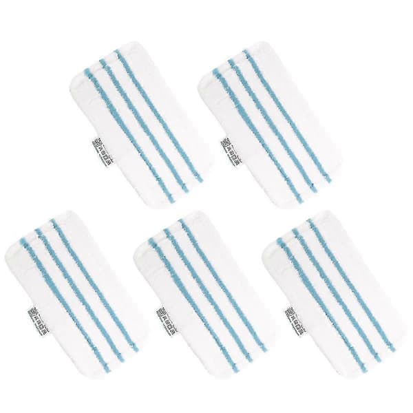 6 stk Moppeputer for ThermaPro 10-i-1 Dampmopp Gjenbrukbare Mikrofiberputer for Våt- og Tørrmopping