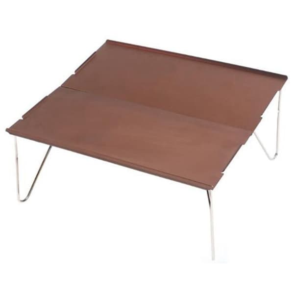 Udendørs bærbart campingbord aluminium bjergbestigning camping grill mini foldebord