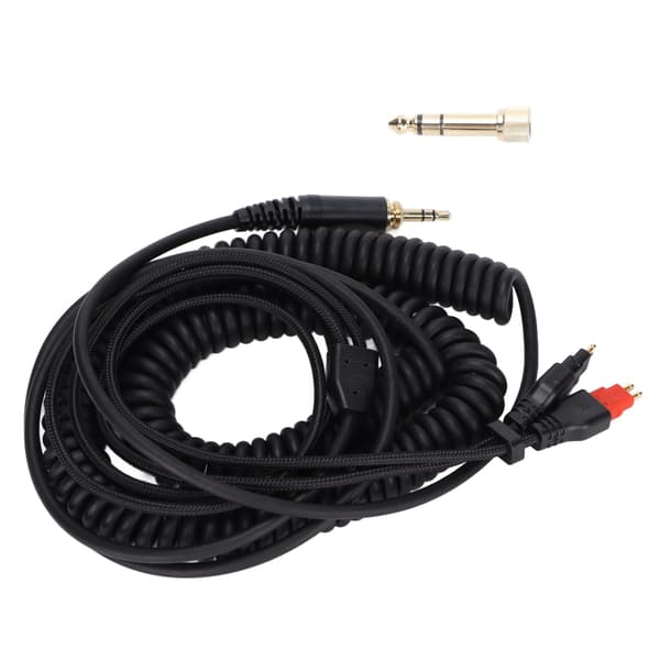 Replacement Audio Extension Cable Headphone Spring Wire Fits for HD660s HD650 HD600 HD580