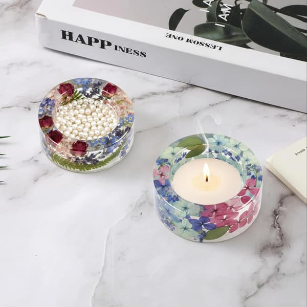 5 STK Harpiks Telys Silikon til Bryllup,
